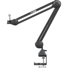 Braventa Collection Hepa Merz N-PRO33 Yüksek Kaliteli Stüdyo Tipi Masa Mikrofon Standı Sehpası (33X33 Cm)