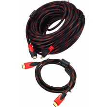 Braventa Collection Fully 4K HDMI 50 Ft Kablo (Hdmı 2.0,18GBPS) Ultra Yüksek Hızlı Altın Uçlu, Ethernet Kablosu, 4K @ 60