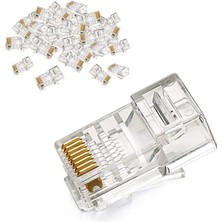 Braventa Collection Ancheyn RJ45 Jack CAT5E Internet Kablo Kablosu Ucu Konnektör Ethernet Connector Jak 4220