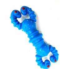 Braventa Collection Tasma Market 12CM Istakoz Diş Kaşıma Tartar Temizleme Köpek Oyuncağı Mavi