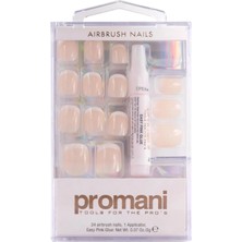 Braventa Collection Ince French Takma Tırnak Kiti Pembe PR-5011