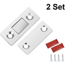 Zaya Home Buffer® 2 Çift Çok Amaçlı Kapı Kapak Dolap Çekmece Mobilya Durdurucu Kapatıcı Mıknatıslar