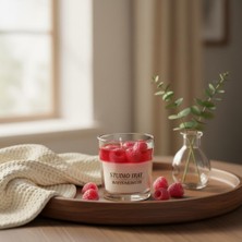 Ahududu Kokulu Dekoratif Mum