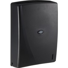 Braventa Collection Rulopak R-1312S Modern Z Kat 400'LÜ Havlu Dispenseri, Plastik, Siyah