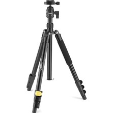 Braventa Collection Seyahat Fotoğraf Tripod Seti, Monopodlu, Alüminyum, 4 Parçalı Ayaklar, Kaldıraçlı Kilitler, 6 Kg'a K