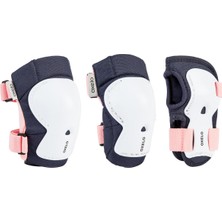 PremiumPort Çocuklar Için Paten, Kaykay ve Scooter Destek Seti, Pembe, Eğlenceli ve Güvenli
