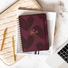 Braventa Collection A5 Spiralli Süresiz Planlayıcı Ajanda Kalp - 15X21