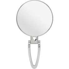 Braventa Collection Beauty Serisi 3x Büyüteçli Çift Taraflı Ayarlanabilir Eğimli Masa Üstü Makyaj Aynası 16X16 cm Yuvarl