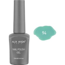 Braventa Collection Alıx Avıen Açık Yeşil Kalıcı Oje 94-Yoğun Renk Veren Jel Oje 12 Ml-Nail Uv Gel Polish 94