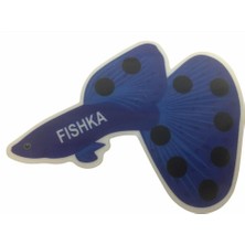 Braventa Collection Akvaryum Yapışkan Termometre – Su Sıcaklığı Ölçer, Dekoratif Balık Tasarım, Kolay Okunur ve Dayanıkl