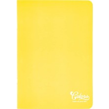 Braventa Collection Colors A4 60 Yaprak Çizgili Defter, Sarı