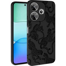 Braventa Collection Redmi Redmi 13 Uyumlu 4g Için Kapak LKL01 Laklı Desenli Kılıf (Leopar)