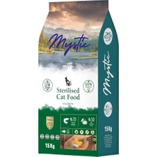 Braventa Collection Mystic Az Tahıllı Yetişkin Kedi Maması Steril Somonlu 15 kg