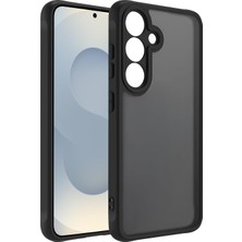 Braventa Collection S25 Için Basic Serisi Yükseltilmiş Lens Çerçeveli Ultra Güçlü Darbeye Dayanıklı Yumuşak Silikon Mat