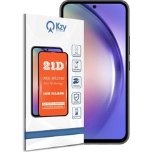 Braventa Collection A54 Tam Kaplayan 21D Temperli Ekran Koruyucu Cam