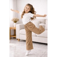 Noveram Kids Esnek Ribana Kumaş Fiyonk Detaylı Kız Çocuk Pijama