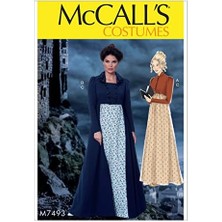 Mccall's Patterns 's Kesim Kalıbı Kostüm, Çok Renkli, Ölçüler 14 – 22-P