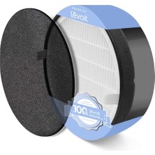 Braventa Collection Levoit Hava Temizleyici LV-H132 Yedek Filtre, Çok Etkili Hepa ve Aktif Karbon Filtresi Seti, LV-H132