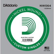 Braventa Collection D'addario NW064 Elektro ve Akustik Tek Tel, (Kalın Mi)