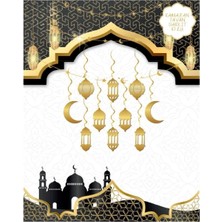 SHC4200 Ramazan Tavan Süsü 10'lu Metalize Gold