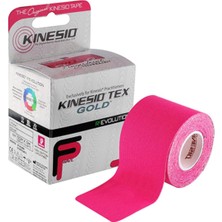 PremiumPort Kınesıo Tex Gold Sporcu Bandı 5 cm x 5 M, Kırmızı, Dayanıklı ve Esnek
