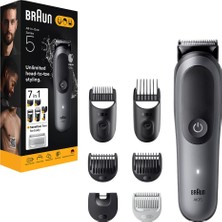 Braventa Collection Braun Hepsi Bir Arada Series 5, 7’si 1 Arada Tıraş Kiti, Keskin Bıçak, Vücut Tıraşı AIO5520