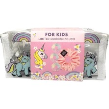 Braventa Collection Invisibobble Kids Unicorn Pouch Çocuk Saç Tokası Seti, 3+1