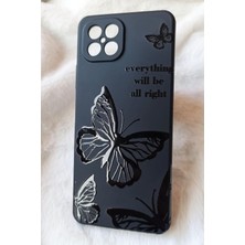 Braventa Collection Omix X600 Için Kapak LKL01 Laklı Desenli Kılıf Butterfly