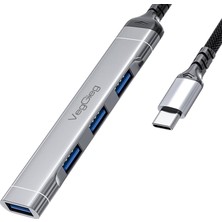 Braventa Collection Type-C To USB 3.0 4 Port 3*usb 2.0 ve 1*usb 3.0 Çoklayıcı Hub