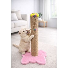 Feyza Design Sevimli Kedi Figürlü Tırmalama 42CM, Ev Dekor ve Tırmalama Oltası