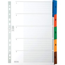 Braventa Collection Serve Karton Ayrac Klasik 1-5 Rakam A4