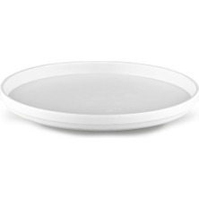 Tria Gravity Serisi Yuvarlak Servis Tabağı 6 Adet 23 cm-Beyaz-TR2311W