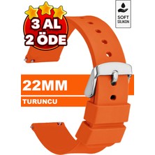 Trendburada Fossil-Welder-Wesse-Casio-Armani-Omega-Seiko-Tissot Saat Uyumlu 22mm Silikon Saat Kordonu Kayışı MR1