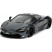 Jada Hızlı ve Öfkeli & Furious Shaw's Mclaren 720S 1:24, Lisanslı, Die- Cast (Metal), Açılabilir Parçalar (Kaput, Bagaj ve Kapılar), 20.5 cm