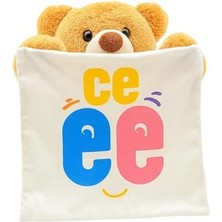 Ce‑ee Ayıcık – 40 cm Interaktif Sesli Peluş Oyuncak | Yumuşak & Dayanıklı, Kolay Temizlenebilir