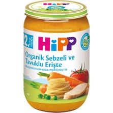 Braventa Collection Hipp Organik Sebzeli ve Tavuklu Erişte 220 gr