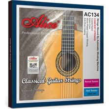 Braventa Collection Alice AC134-N Klasik Gitartelli Klasik Naylon Gitar Telli,normal Gerginlik 28-43 Ölçü, Paslanma Önle