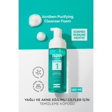 Isdin Teen Skin Acniben Purifying Foam Cleanser 150 ml | Akneye Eğilimli Yağlı Ciltler Için Köpük Temizleme Jeli