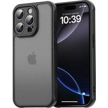 Braventa Collection iPhone 15 Pro ile Uyumlu Mattcover Serisi Arkası Mat Polikarbonat Kenarları Silikon ve Köşeleri Güçl