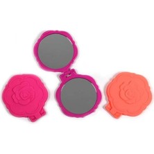 Braventa Collection Çanta Tipi Çiçek Desenli Makyaj Aynası - 41