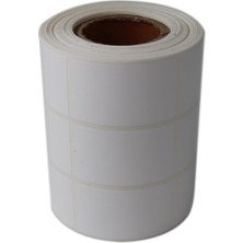 Braventa Collection , Hazır Al Pp Opak Etiket 30MM x 50MM Ruloda 1500 Adet Yan Yana 3 Lü 40MM Kuka Çapında Yırtılmaya Da