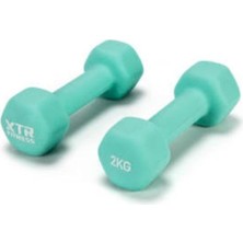 PremiumPort 2'li Vinyl Neoprene Dambıl Seti 2 kg Spor ve Egzersiz Aksesuarı