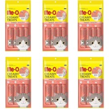 Braventa Collection Me-O Creamy Treats Somonlu Kedi Ödül Maması 15 gr x 4 (6 Adet)