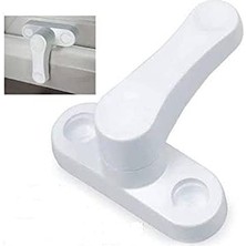 Braventa Collection 5 Adet Alarmli Pvc Kapi Pencere Emniyet Guvenlik Kilidi Beyaz