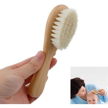 Braventa Collection Xspring Bebek Saç Fırçası, Bebekler Için Saç Uzunluğu 2cm Yumuşak Saç Fırçası, Bambudan Yapılmış, 0-