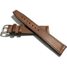 Fado&her Saate Uyumlu Hakiki  Deri Saat  Kordonu  Greyzi Kahverengi  16 mm  (406  )