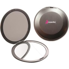 Braventa Collection Gri Cep ve Çanta Makyaj Aynası