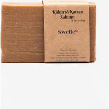 Braventa Collection Swelle Doğal Kükürt Sabunu – Yüz ve Vücut Için Sivilce Karşıtı Temizleyici ve Peeling – Siyah Noktal