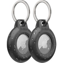 Braventa Collection Airtag Anahtarlık ile Kılıf (Secure Holder Air Tag Için Koruyucu Kılıf, Çizilmeye Karşı Korumalı Aks