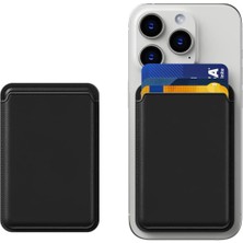 Braventa Collection Babilden iPhone ile Uyumlu Magsafe Özellikli Silikon Lansman Cüzdan Kılıf iPhone 15 Pro /15 /15 Pro/